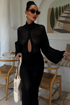 Knit Dress Elara Black