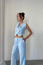 Edge Vest Set Precision Blue