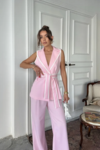 Edge Vest Set Precision Pink