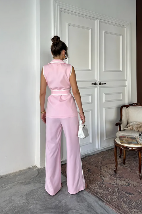 Edge Vest Set Precision Pink