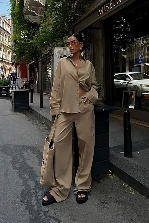 Linnen Summer Suit Selene