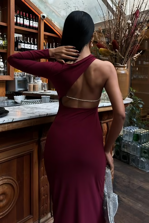 Evening  Dress Vivienne Burgundy