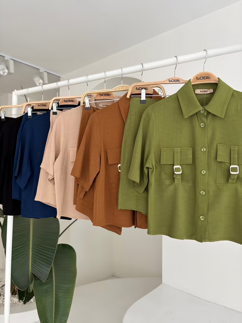 Summer Linen Suit Brown