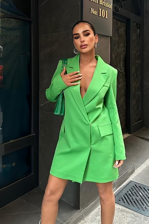 Midi Dress in Green