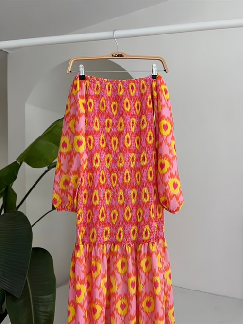 Summer Long Sleve Feminine Dress