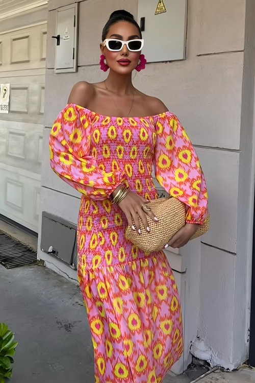 Summer Long Sleve Feminine Dress