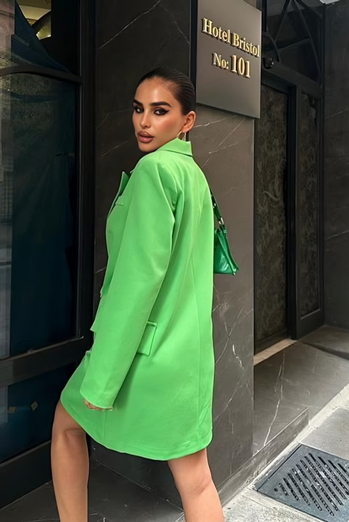 Midi Dress in Green