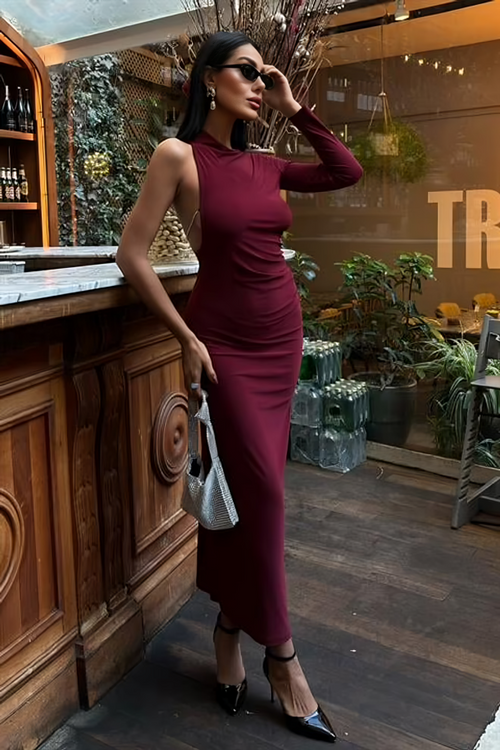 Evening  Dress Vivienne Burgundy