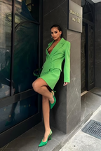Midi Dress in Green