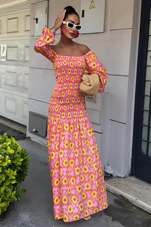 Summer Long Sleve Feminine Dress