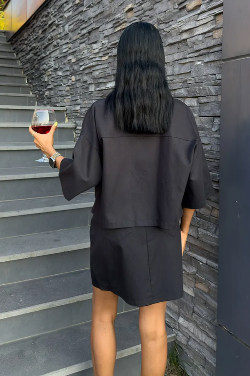 Summer Set Gabardine Black