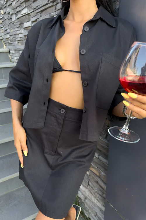 Summer Set Gabardine Black