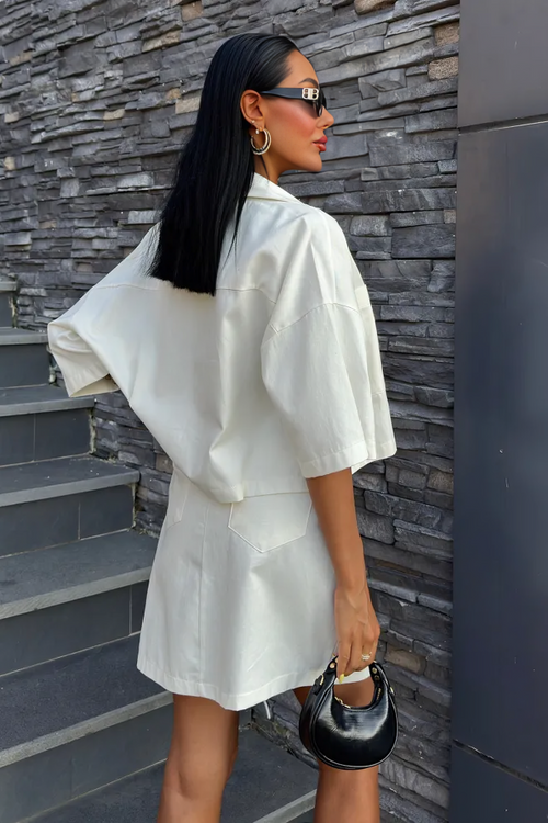 Summer Set Gabardine White