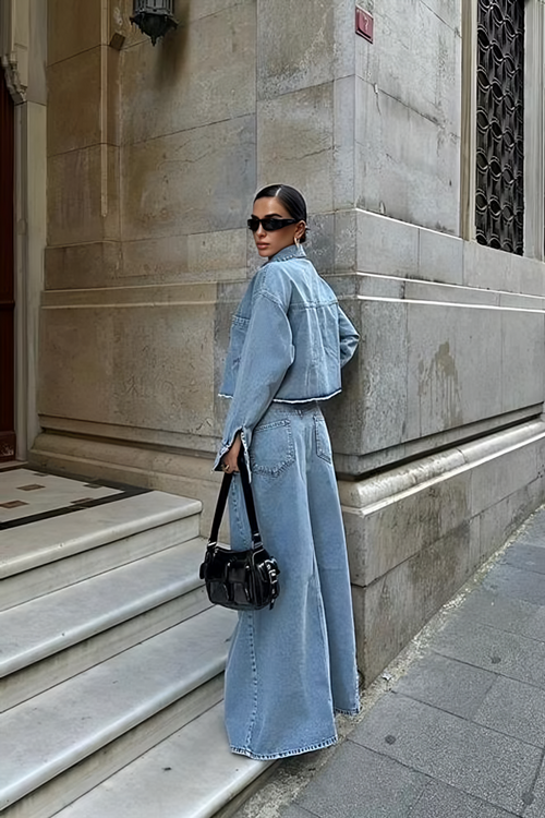 Denim Set Sky Light Blue