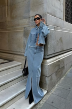 Denim Set Sky Light Blue