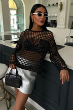 Summer Knit Sweater Veil