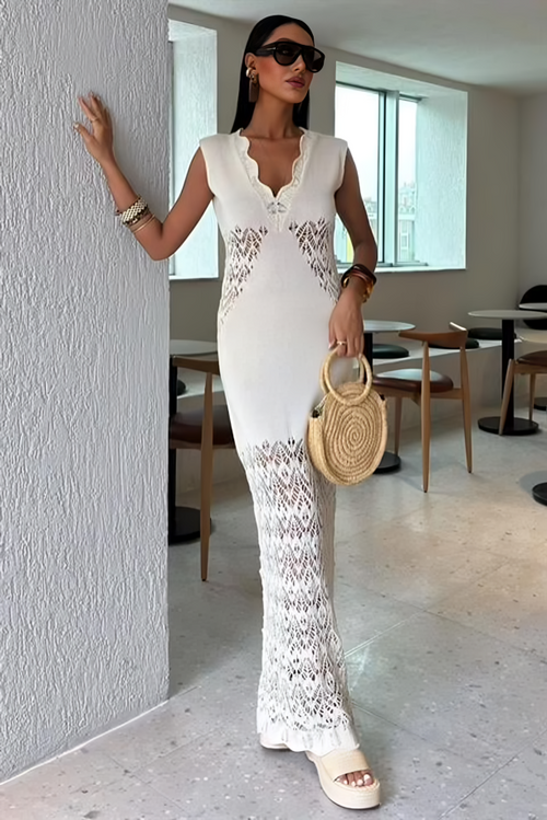 Long Summer Dress Tide White