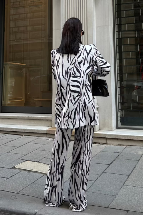 Patterned Suit Zafira