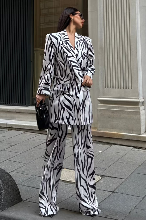 Patterned Suit Zafira