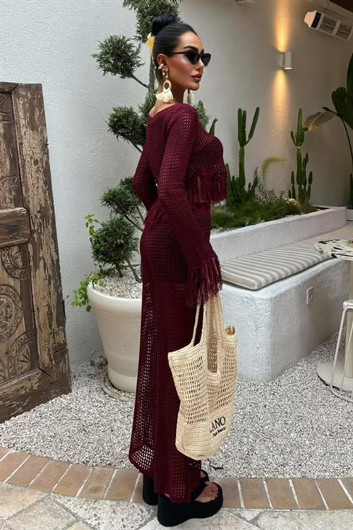 Knitwear Set Cielo Red