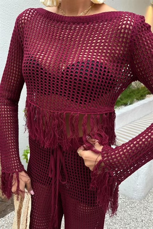 Knitwear Set Cielo Red