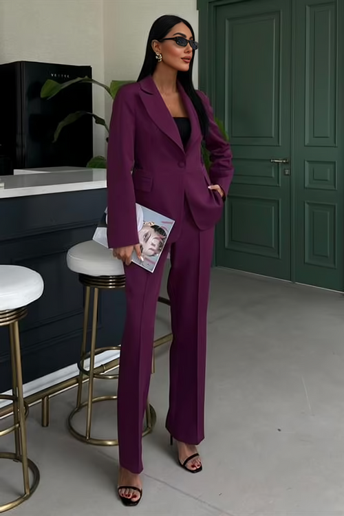 Power Suit Lusso Burgundy