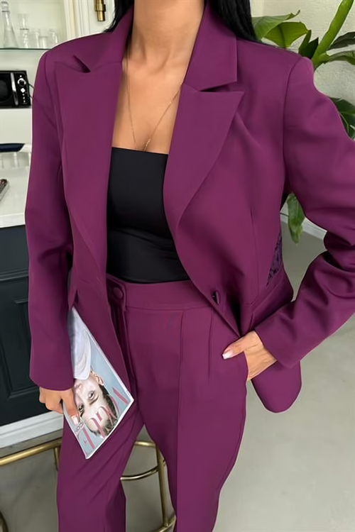 Power Suit Lusso Burgundy