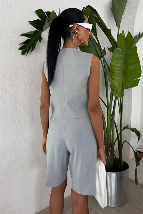 Vest Set Bermuda Grey